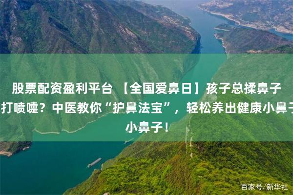 股票配资盈利平台 【全国爱鼻日】孩子总揉鼻子、打喷嚏？中医教你“护鼻法宝”，轻松养出健康小鼻子！