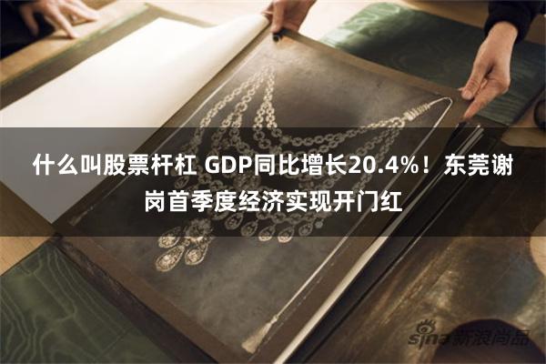 什么叫股票杆杠 GDP同比增长20.4%！东莞谢岗首季度经济实现开门红