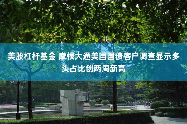 美股杠杆基金 摩根大通美国国债客户调查显示多头占比创两周新高