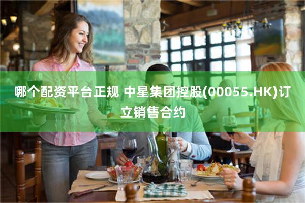 哪个配资平台正规 中星集团控股(00055.HK)订立销售合约